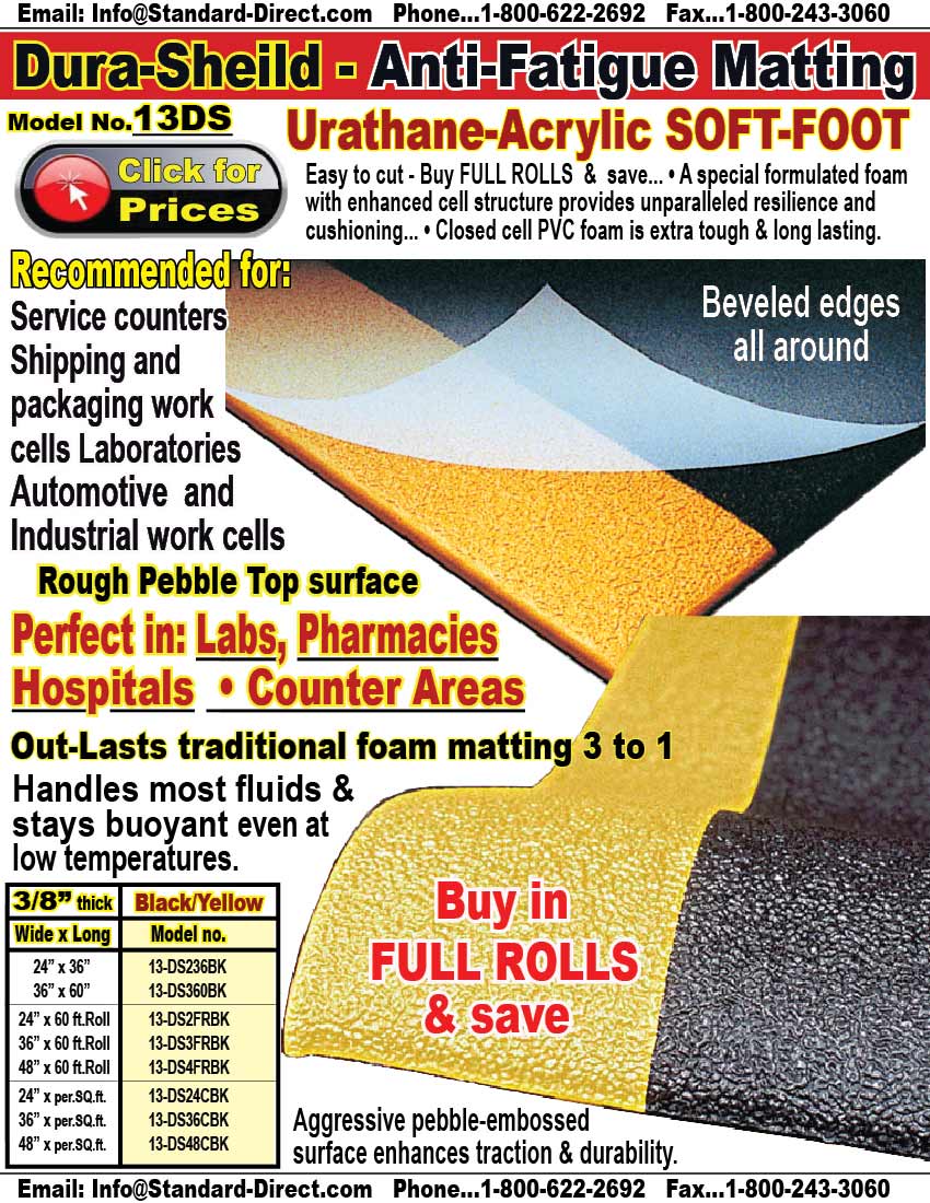 Dura-Sheild-Coated-Anti-Fatigue-Matting-13DS