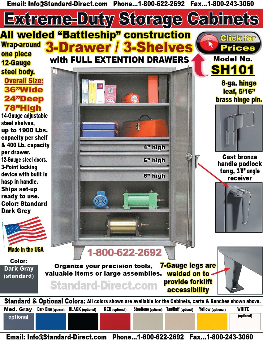 Extreme-Duty-3-Drawer-Steel-Storage-Cabinet-SH101